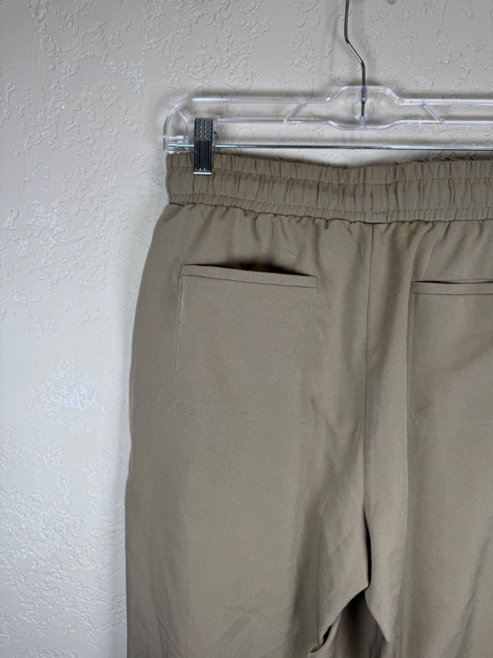 Mondetta Tan Pull On Travel Pants Small Stretch Utility Casual Pockets Comfort - Picture 7 of 11